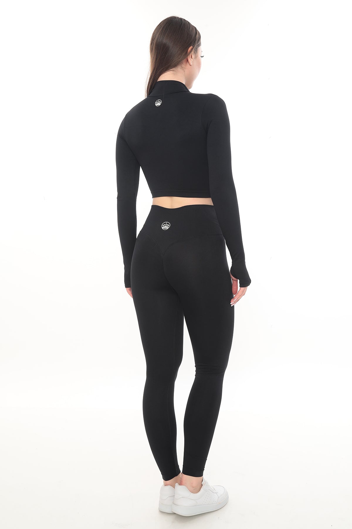 Fermuarlı Uzun Kollu - Siyah