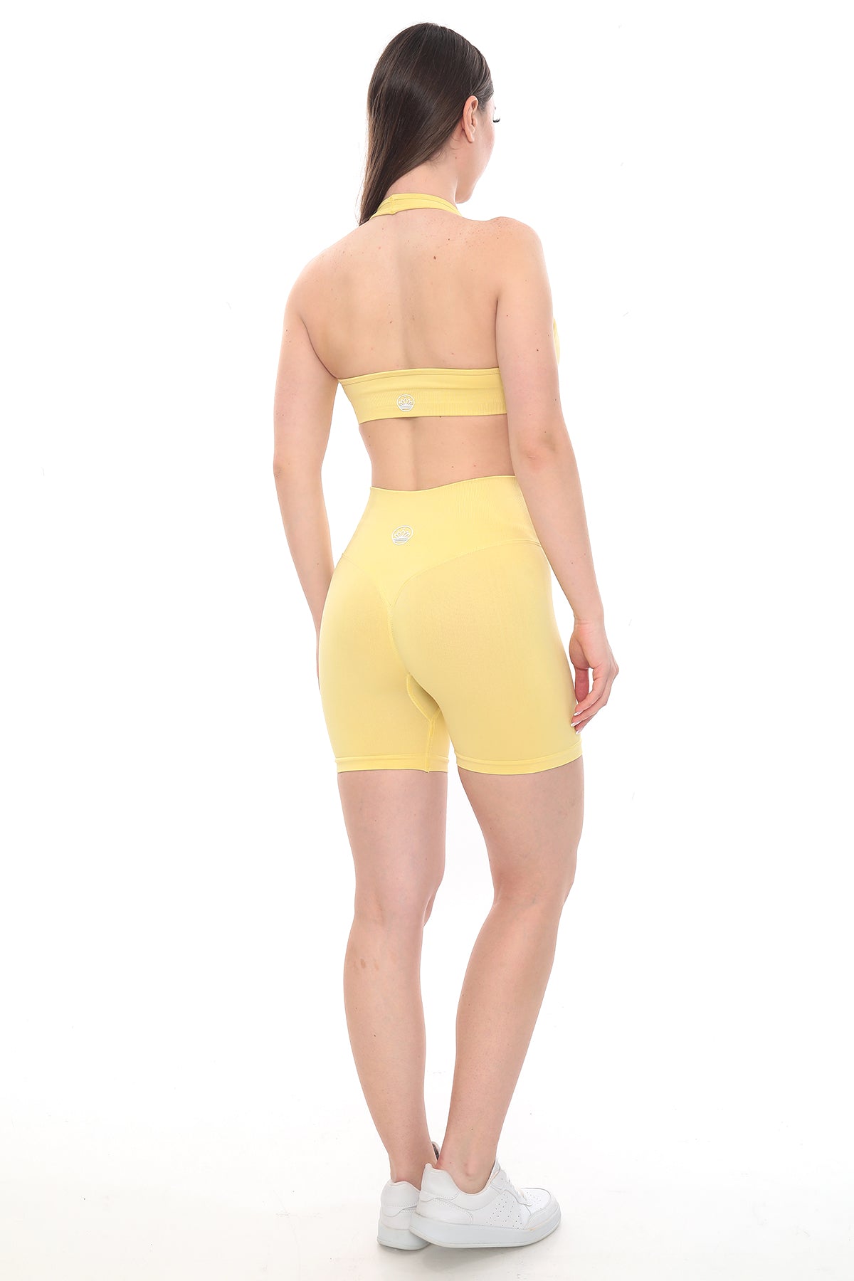 Dikişsiz Halter Yaka Bralet - Sarı