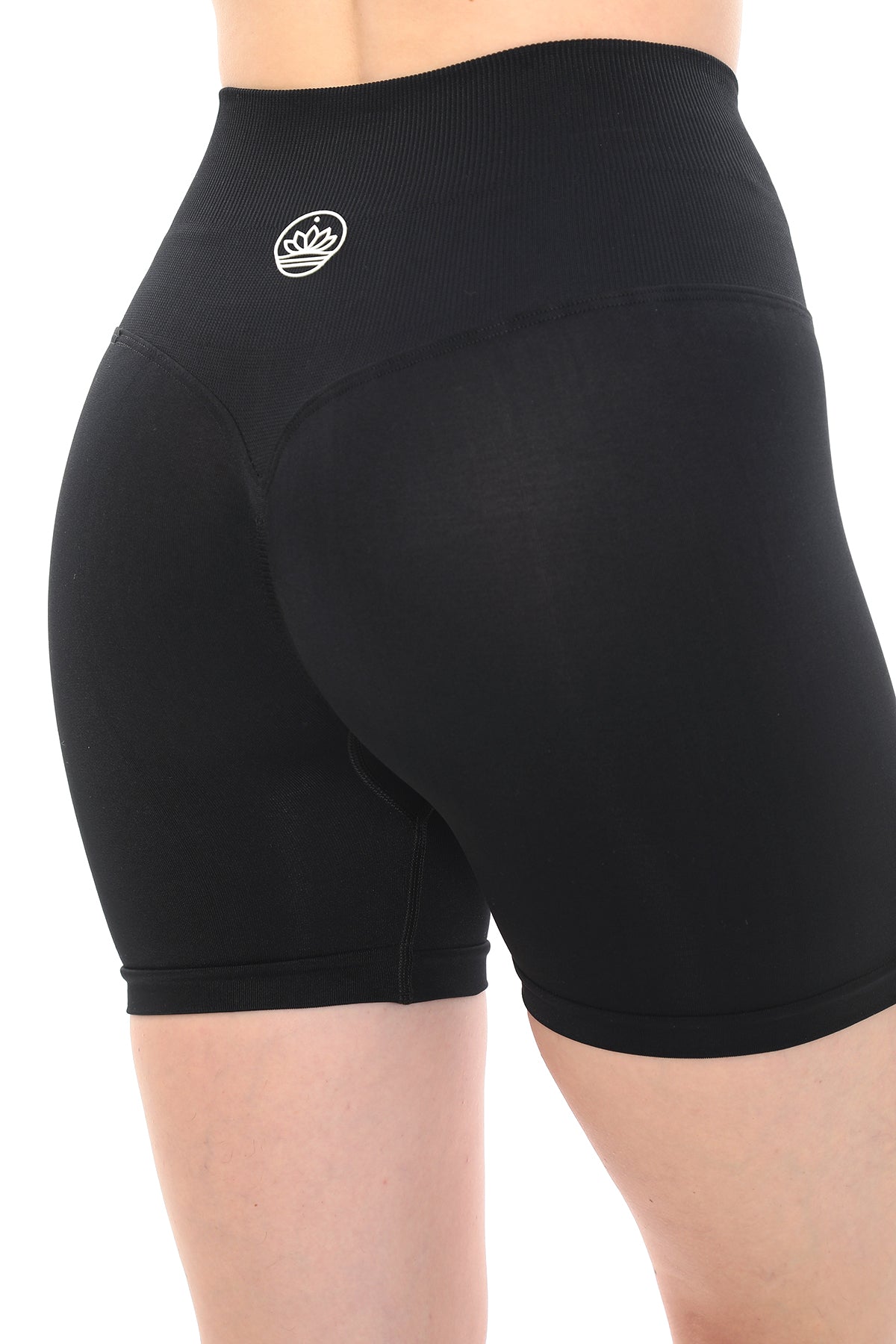 Büzgülü Şort - Siyah