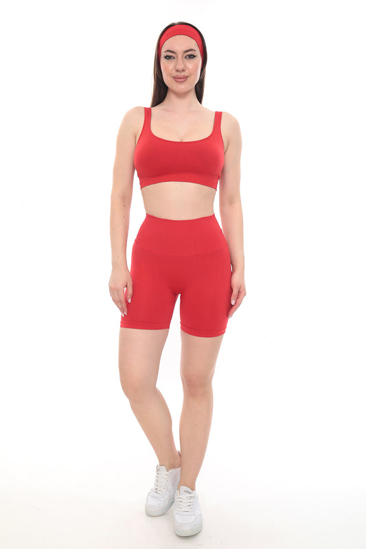 U Yaka Bralet - Kırmızı