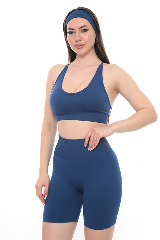 Askılı Bralet - Mavi